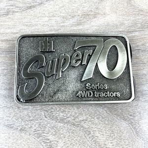 Belt Buckle IH International Harvester Super 70 Series 4WD Tractor Belt Buckle